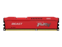 Kingston Technology FURY Beast, 8 GB, 1 x 8 GB, DDR3, 1866 MHz, 240-pin DIMM, Rot von Kingston Technology