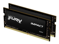 Kingston Technology FURY Impact, 64 GB, 2 x 32 GB, DDR4, 3200 MHz, 260-pin SO-DIMM von Kingston Technology