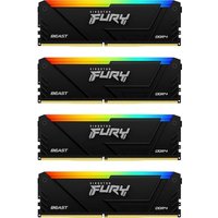 128GB (4x32GB) KINGSTON FURY Beast RGB DDR4-3200 CL16 RAM Gaming Arbeitsspeicher von Kingston