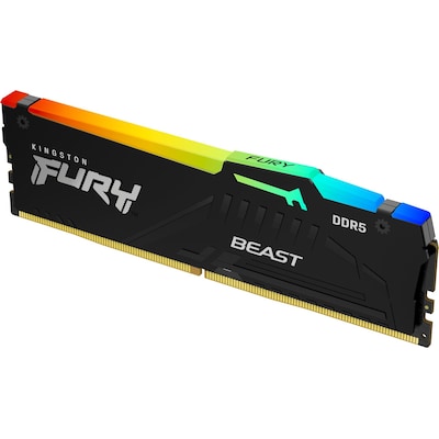 16GB (1x16GB) KINGSTON DIMM FURY Beast RGB DDR5-5600 CL36 RAM Arbeitsspeicher von Kingston