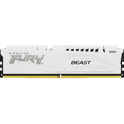 16GB (1x16GB) KINGSTON FURY Beast White XMP DDR5-5200 CL40 RAM Arbeitsspeicher von Kingston