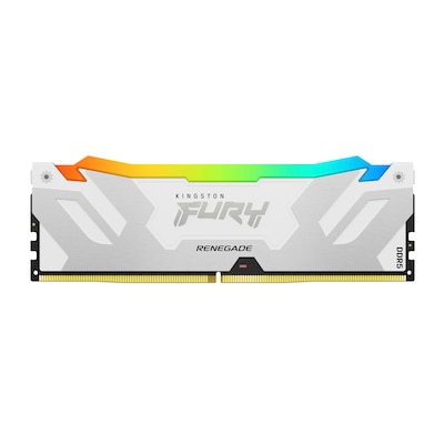 32GB (1x32GB) Kingston Fury Renegade RGB White DDR5-6400 CL32 RAM Arbeitsspeicher von Kingston