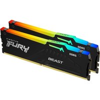 32GB (2x 16GB) KINGSTON DIMM FURY Beast RGB DDR5-6000 CL36 RAM Arbeitsspeicher von Kingston