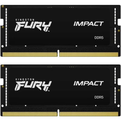 32GB (2x16GB) KINGSTON FURY Impact DDR5-5600 CL40 RAM Gaming Notebooksp. Kit von Kingston