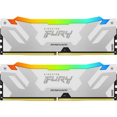 32GB (2x16GB) KINGSTON FURY Renegade RGB White DDR5-6000 CL32 RAM Speicher Kit von Kingston