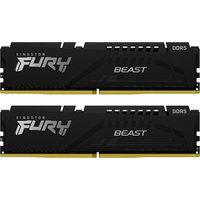 64GB (2x32GB) KINGSTON FURY Beast Black XMP DDR5-6000 CL40 RAM Speicher Kit von Kingston