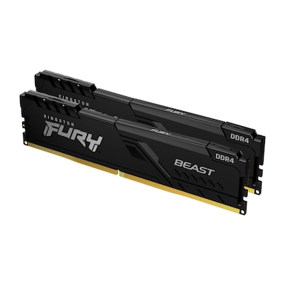 64GB (2x32GB) KINGSTON FURY Beast DDR4-3200 CL16 RAM Gaming Arbeitsspeicher Kit von Kingston