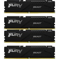 64GB (4x16GB) KINGSTON FURY Beast Black XMP DDR5-5600 CL40 RAM Speicher Kit von Kingston