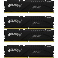 64GB (4x16GB) KINGSTON FURY Beast Black XMP DDR5-6000 CL40 RAM Speicher Kit von Kingston
