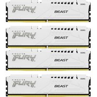 64GB (4x16GB) KINGSTON FURY Beast White XMP DDR5-6000 CL40 RAM Speicher Kit von Kingston