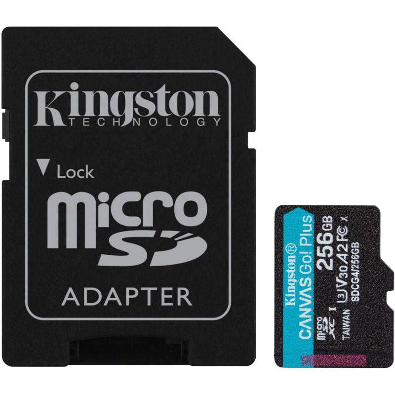 Canvas Go! Plus 256 GB microSDXC, Speicherkarte von Kingston