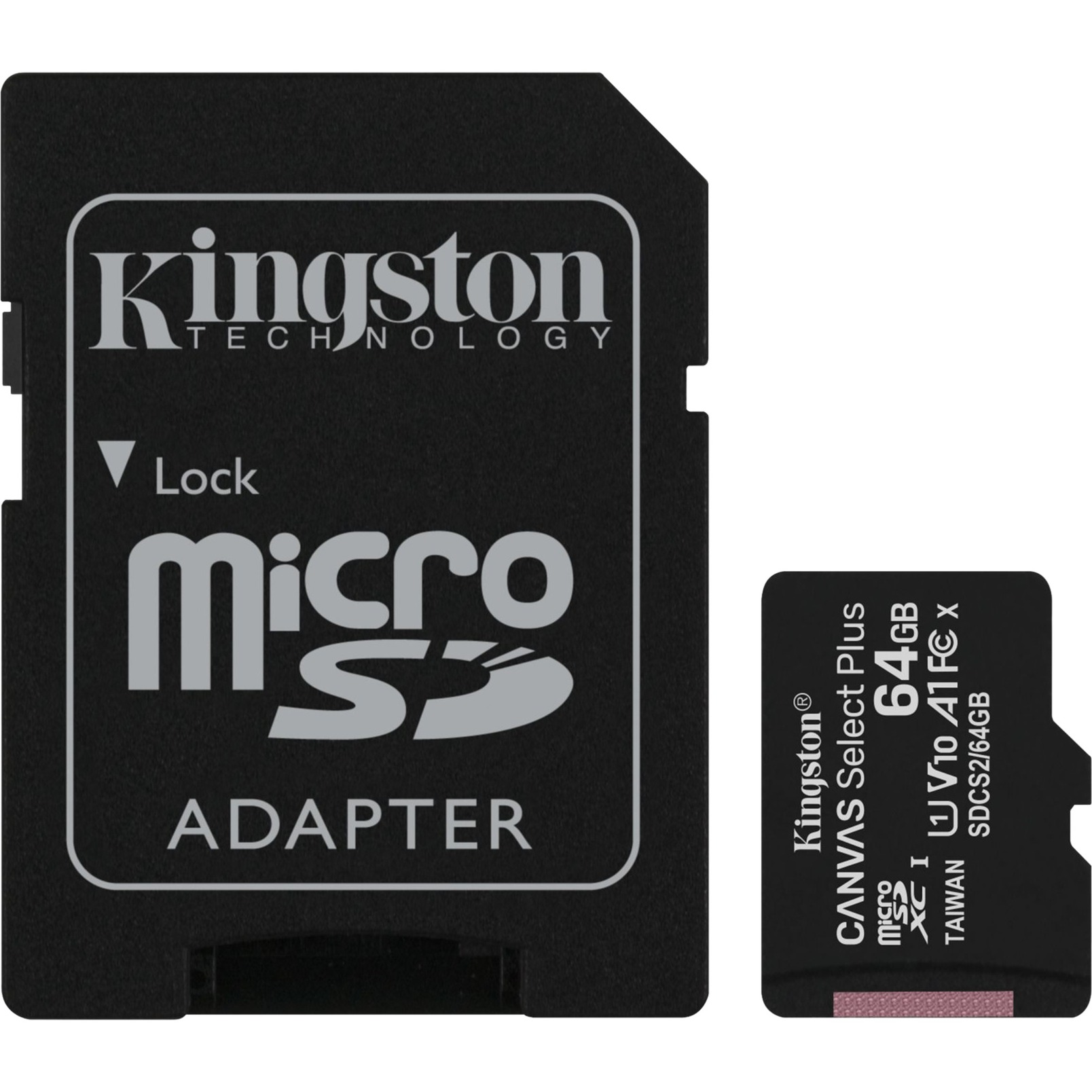 Canvas Select Plus 64 GB microSDXC, Speicherkarte von Kingston