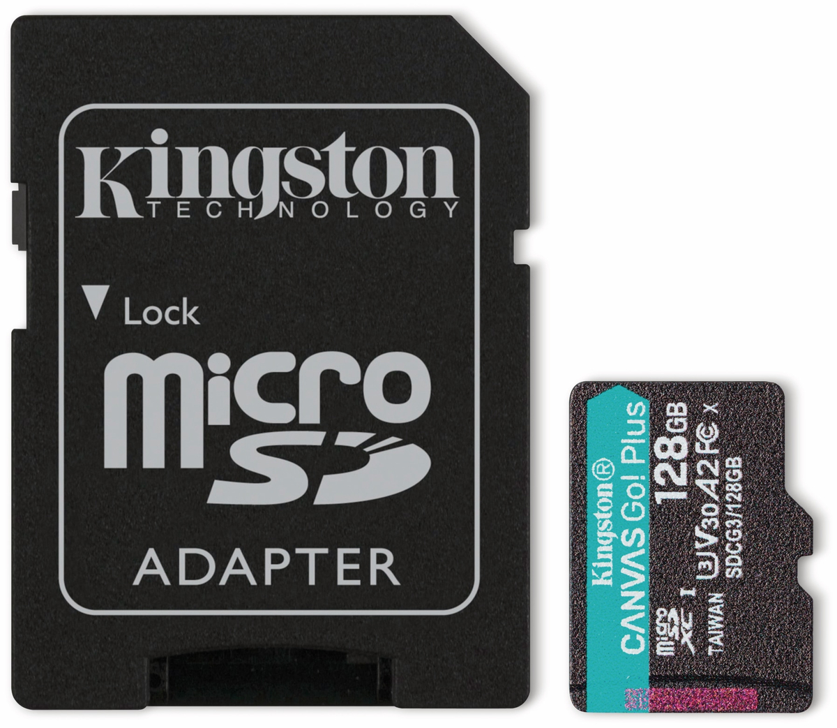 KINGSTON MicroSD-Card Canvas GO! Plus, 128 GB von Kingston