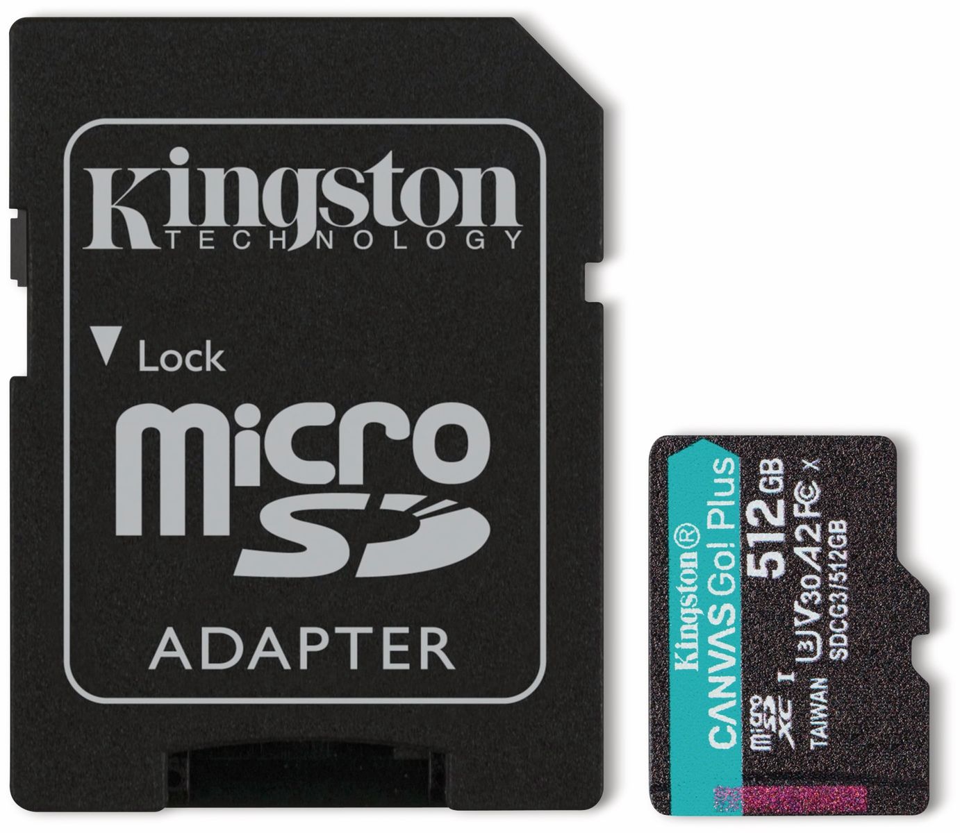 KINGSTON MicroSD-Card Canvas GO! Plus, 512 GB von Kingston