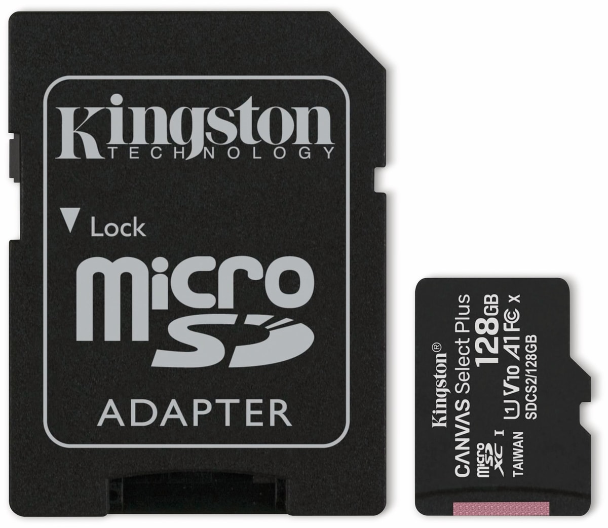 KINGSTON MicroSD-Card Canvas Select Plus, 128 GB von Kingston