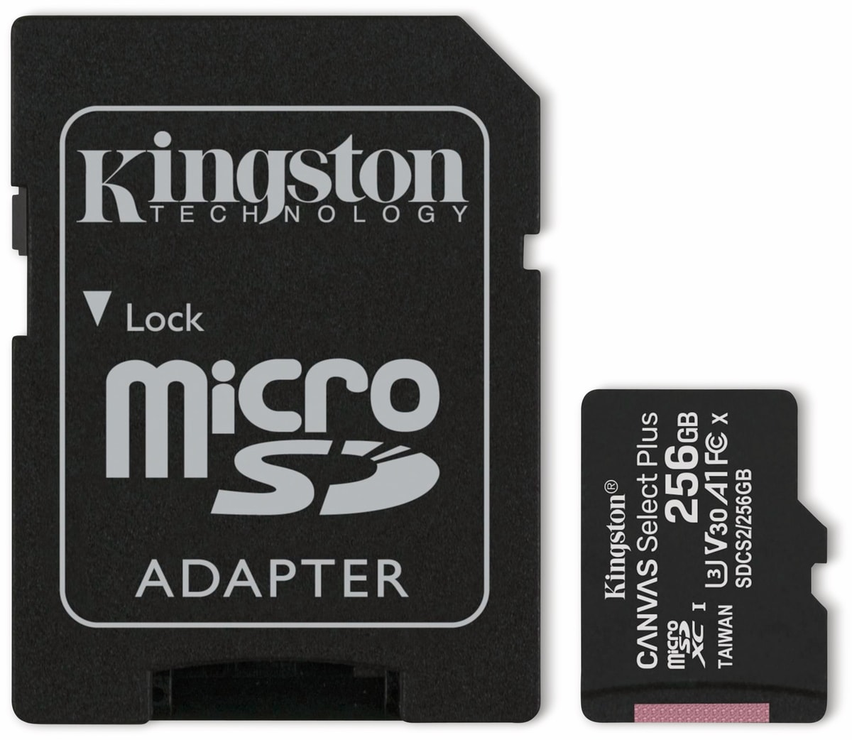 KINGSTON MicroSD-Card Canvas Select Plus, 256 GB von Kingston