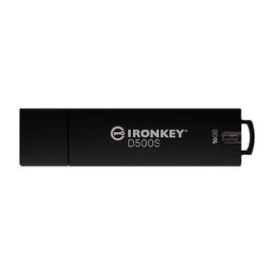 Kingston 16 GB IronKey D500S verschlüsselter USB-Stick USB-A 3.2 Gen1 Standard Kingston 16 GB IronKey D500S verschlüsselter USB-Stick USB-A 3.2 Gen1 Standard von Kingston