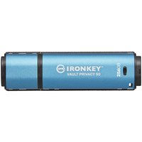 Kingston 256 GB IronKey Vault Privacy50 Verschlüsselter USB-Stick Metall USB 3.2 Kingston 256 GB IronKey Vault Privacy50 Verschlüsselter USB-Stick Metall USB 3.2 von Kingston