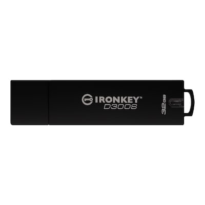 Kingston 32 GB IronKey D300S Verschlüsselter USB-Stick Metall USB 3.1 Gen1 von Kingston