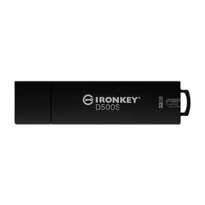 Kingston 32 GB IronKey D500S verschlüsselter USB-Stick USB-A 3.2 Gen1 Standard von Kingston