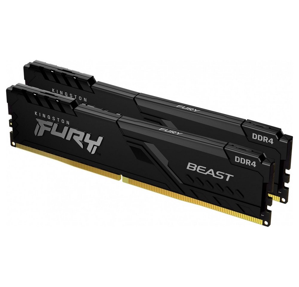 Kingston 32GB KINGSTON FURY Beast DDR4-3200 CL16 RAM Kit für Gaming. Arbeitsspeicher Kingston 32GB KINGSTON FURY Beast DDR4-3200 CL16 RAM Kit für Gaming. Arbeitsspeicher von Kingston