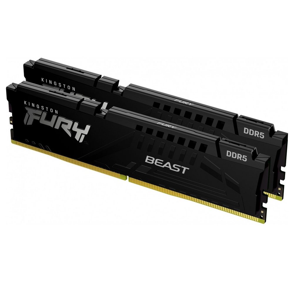 Kingston 32GB KINGSTON FURY Beast DDR5-5600 CL36 RAM Kit. Arbeitsspeicher Kingston 32GB KINGSTON FURY Beast DDR5-5600 CL36 RAM Kit. Arbeitsspeicher von Kingston
