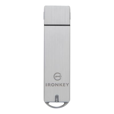 Kingston 64 GB IronKey S1000 Verschlüsselter USB-Stick Metall USB 3.0 Enterprise von Kingston