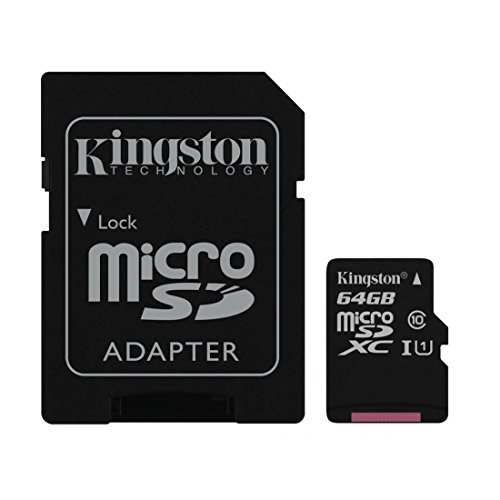 Kingston 64 GB Micro SD SDXC Speicherkarte Class 10 Für Samsung Galaxy Tab S 10.5 LTE Tablet von Kingston