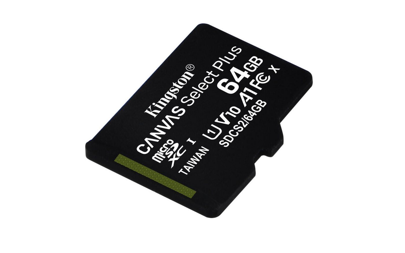 Kingston 64GB micSDXC Canvas Select Plus 100R A1 C10 Einzel Speicherkarte Kingston 64GB micSDXC Canvas Select Plus 100R A1 C10 Einzel Speicherkarte von Kingston