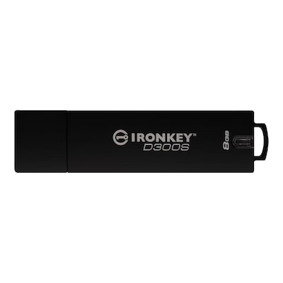 Kingston 8 GB IronKey D300S Verschlüsselter USB-Stick Metall USB 3.1 Gen1 von Kingston