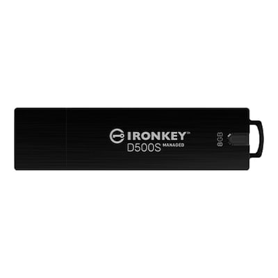Kingston 8 GB IronKey D500S verschlüsselter USB-Stick USB-A 3.2 Gen1 Managed von Kingston