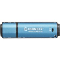 Kingston 8 GB IronKey Vault Privacy 50 Verschlüsselter USB-Stick Metall USB 3.2 von Kingston