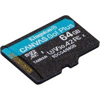 Kingston Canvas Go! Plus Gen4 64GB microSDXC Speicherkarte (200 MB/s, A2 U3) von Kingston