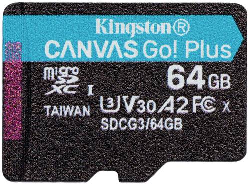 Kingston Canvas Go! Plus microSD-Karte 64GB Class 10 UHS-I von Kingston