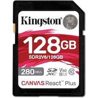 Kingston Canvas React Plus V60 128GB SDXC Speicherkarte 4K-UHS-II von Kingston