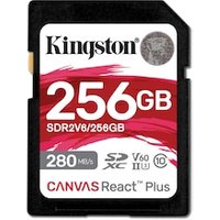 Kingston Canvas React Plus V60 256GB SDXC Speicherkarte 4K-UHS-II von Kingston