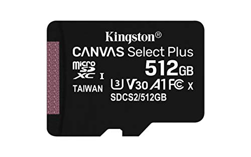 Kingston Canvas Select Plus microSD Speicherkarte, SDCS2/512GBSP Class 10 von Kingston