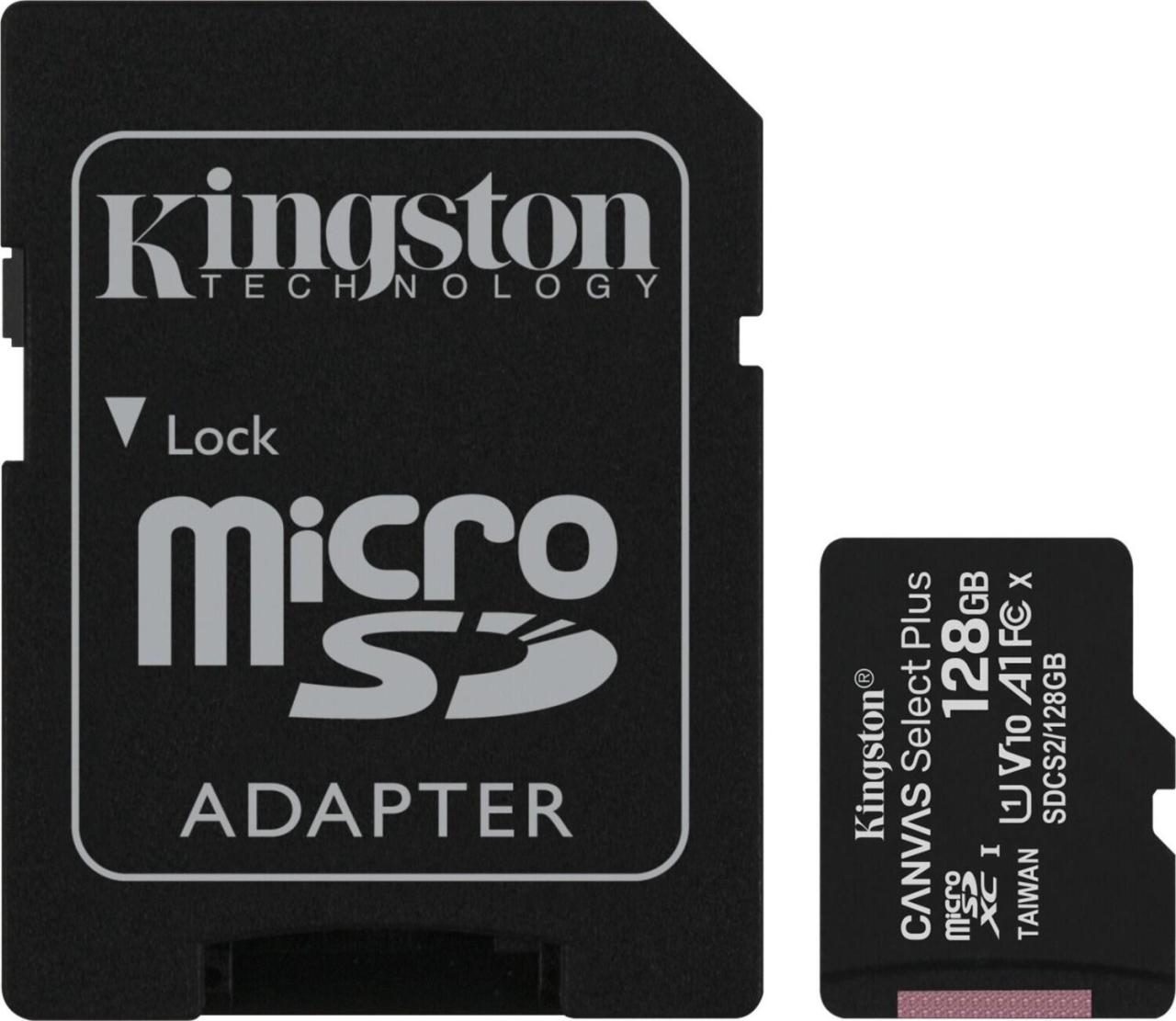Kingston Canvas Select Plus - microSDHC 128GB Kit von Kingston