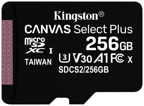 Kingston Canvas Select Plus microSDXC-Karte 256GB Class 10 UHS-I von Kingston