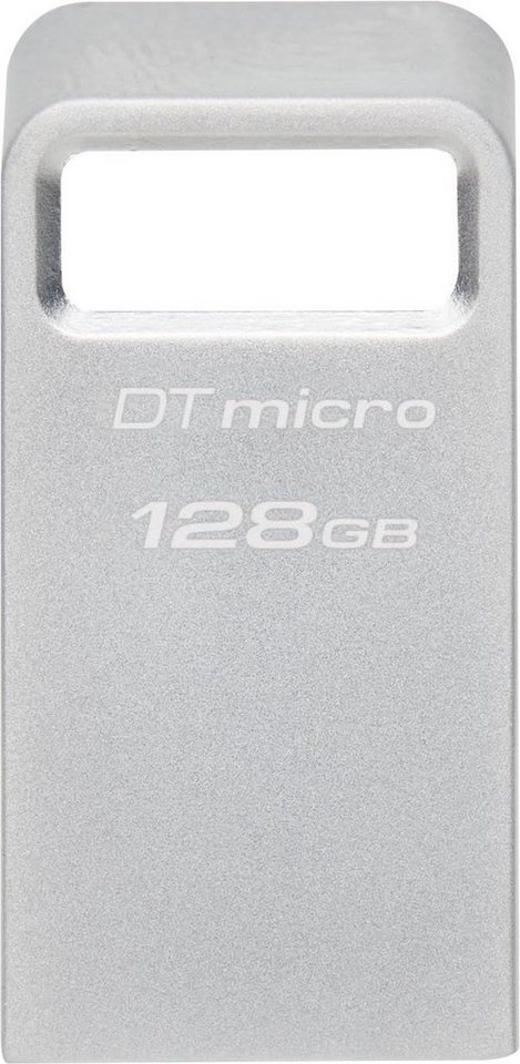 Kingston DATATRAVELER® MICRO 128GB USB-Stick (USB 3.2, Lesegeschwindigkeit 200 MB/s) von Kingston