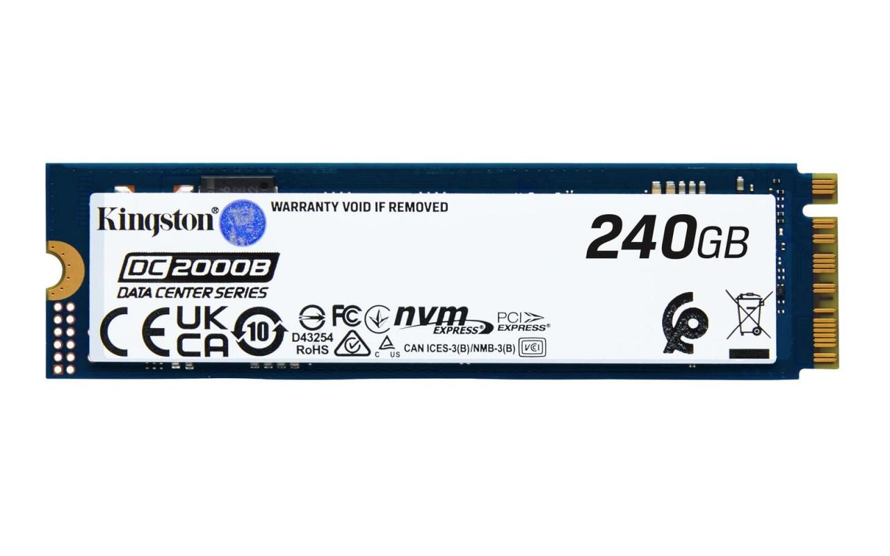 Kingston DC2000B PCIe 4.0 NVMe M.2 SSD - 240GB Kingston DC2000B PCIe 4.0 NVMe M.2 SSD - 240GB von Kingston