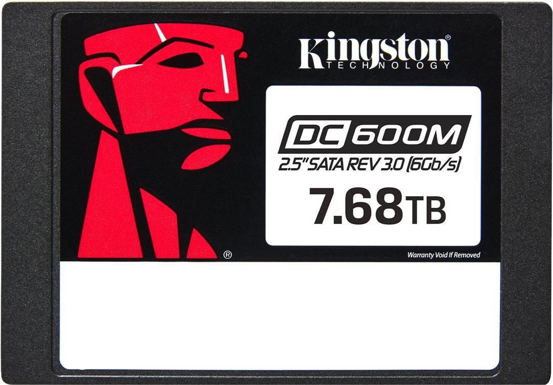 Kingston DC600M - SSD - Mixed Use - verschl�sselt - 7,68TB - intern - 2.5" (6,4 cm) - SATA 6Gb/s - 256-Bit-AES - Self-Encrypting Drive (SED) (SEDC600M/7680G) von Kingston