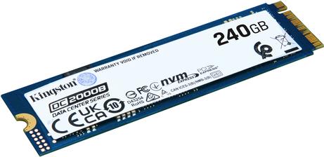 Kingston Data Center DC2000B - SSD - Enterprise - 240GB - intern - M.2 2280 - PCIe 4,0 x4 (NVMe) (SEDC2000BM8/240G) von Kingston