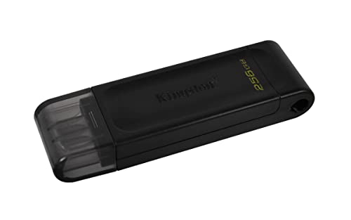 Kingston DataTraveler 70 - DT70/256GB USB-C-Stick mit dem Mehrwert, Schwarz Kingston DataTraveler 70 - DT70/256GB USB-C-Stick mit dem Mehrwert, Schwarz von Kingston