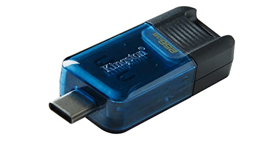 Kingston DataTraveler 80 M USB-C 3.2 Gen 1 - 200MB/s 256GB - DT80M/256GB, blau Kingston DataTraveler 80 M USB-C 3.2 Gen 1 - 200MB/s 256GB - DT80M/256GB, blau von Kingston