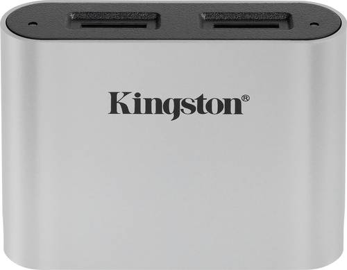 Kingston Externer Speicherkartenleser / Hub USB-C® USB 3.2 (Gen 1) Silber-Schwarz von Kingston