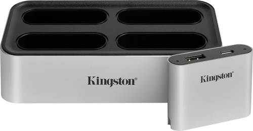 Kingston Externer Speicherkartenleser / Hub USB-C® USB 3.2 (Gen 2) Silber-Schwarz von Kingston