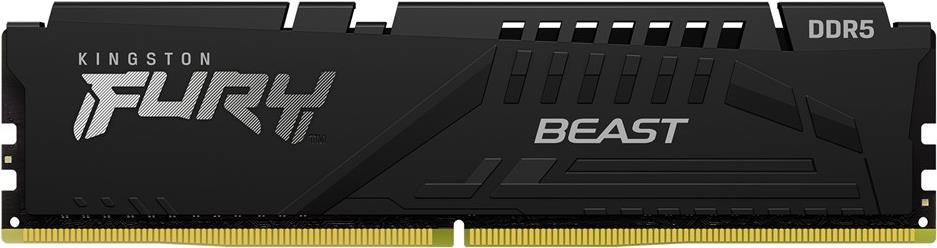 Kingston FURY Beast - DDR5 - Modul - 32 GB - DIMM 288-PIN - 5200 MHz / PC5-41600 - CL40 - 1.25 V - ungepuffert - on-die ECC (KF552C40BB-32) von Kingston