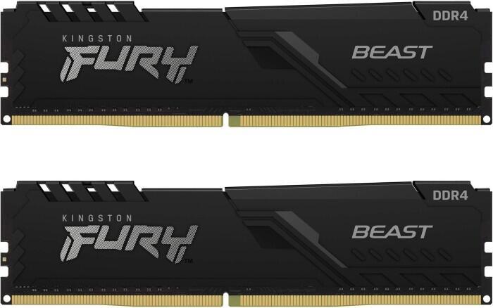 Kingston FURY Beast DIMM Kit 16GB, DDR4-3200, CL16-18-18 von Kingston