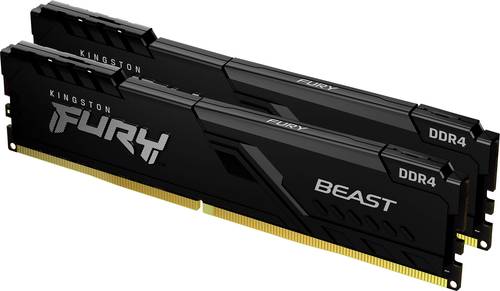 Kingston FURY Beast PC-Arbeitsspeicher Kit DDR4 16GB 2 x 8GB 3600MHz 288pin DIMM CL17 KF436C17BBK2/1 Kingston FURY Beast PC-Arbeitsspeicher Kit DDR4 16GB 2 x 8GB 3600MHz 288pin DIMM CL17 KF436C17BBK2/1 von Kingston